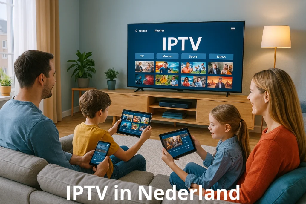 IPTV in Nederland kijken op meerdere apparaten met familie