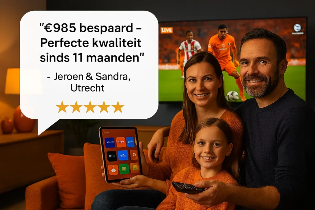 ig iptv abonnement tevreden klant getuigenis nederlands gezin besparing 985 euro utrecht review