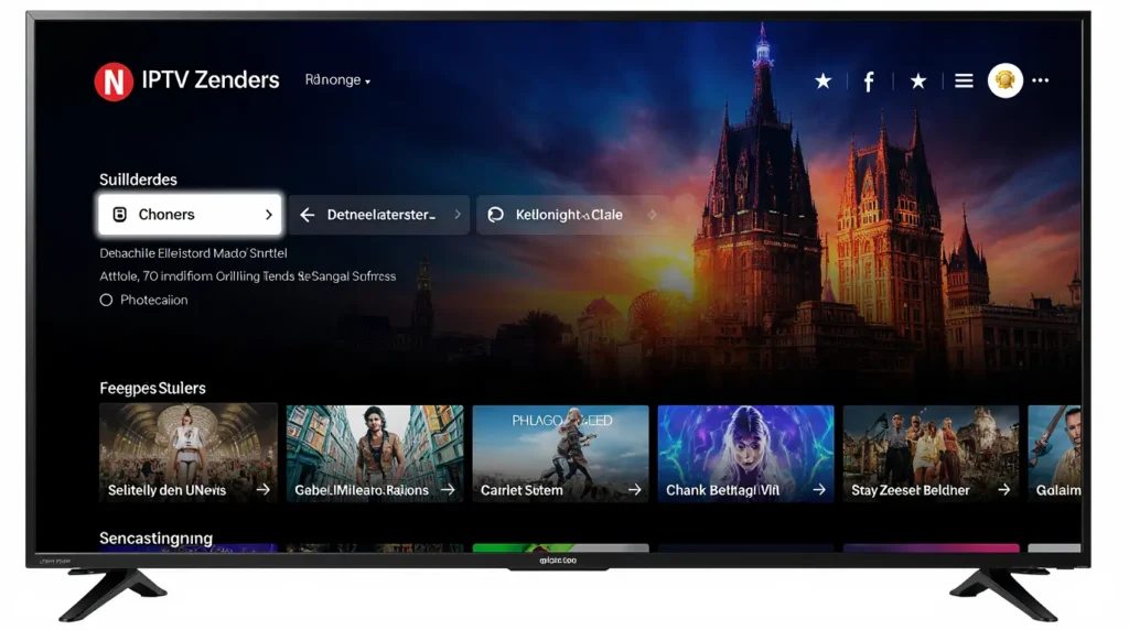 IPTV zenders op Smart TV 4K met toegang tot duizenden Nederlandse en Belgische chaînes tv in HD en 4K kwaliteit in 2026