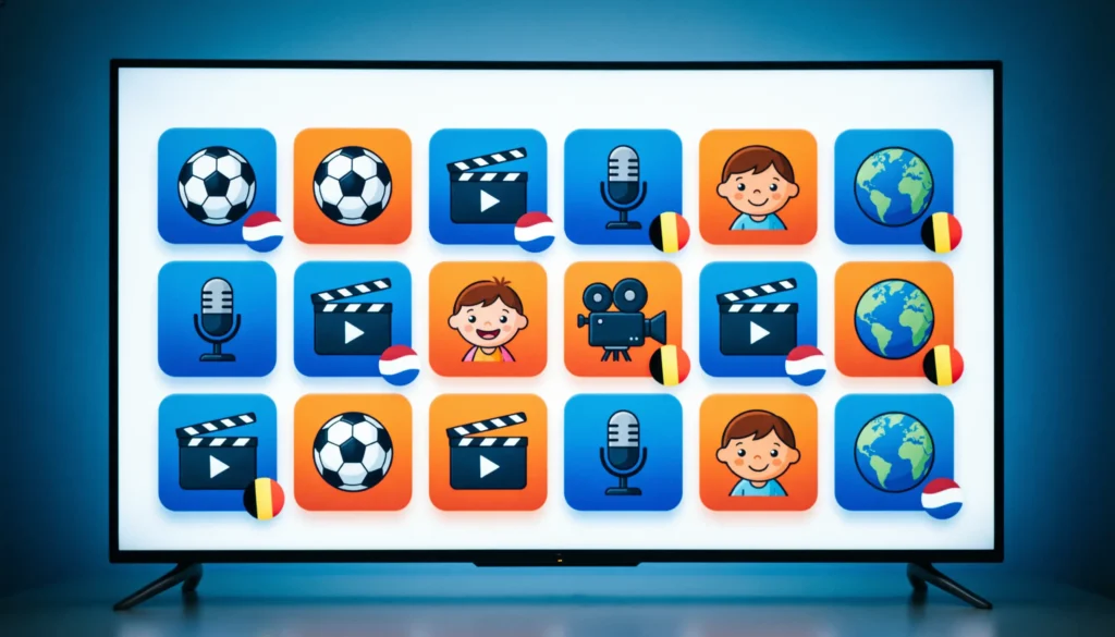 Overzicht IPTV zenders lijst met Nederlandse Belgische Europese en internationale chaînes tv beschikbaar via abonnement iptv in 2026