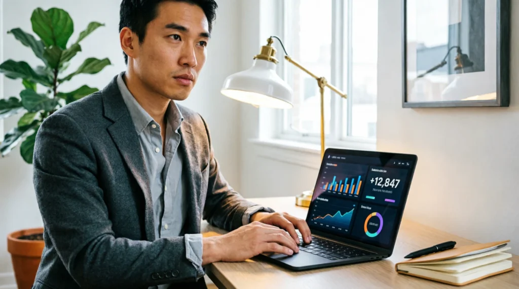 iptv reseller kopen - reseller dashboard op laptop