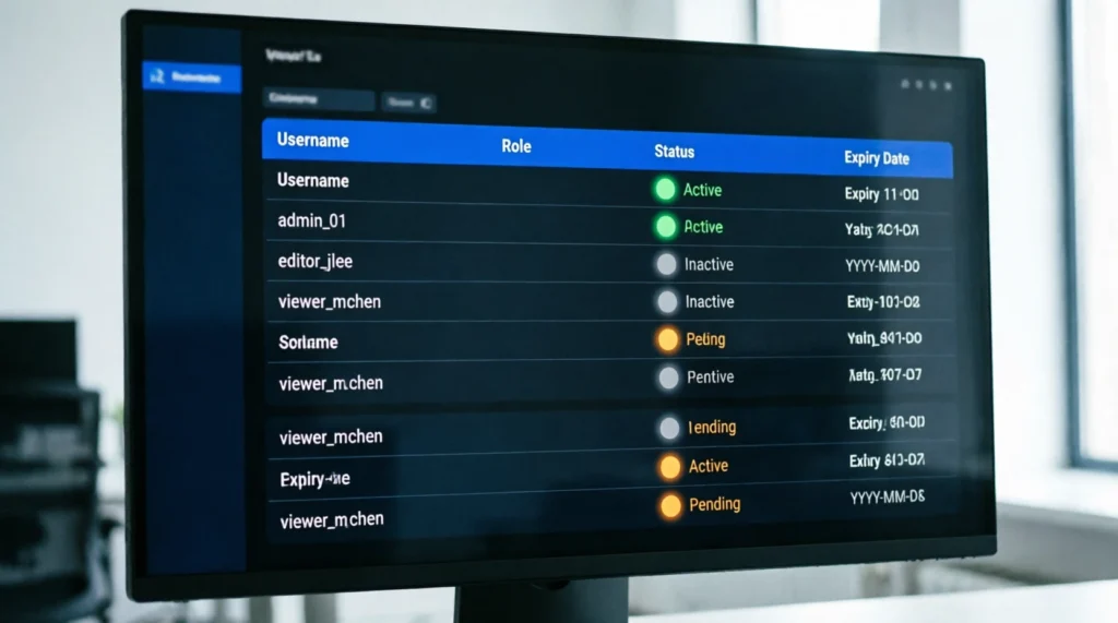 reseller iptv panel nederlands - gebruikersoverzicht dashboard