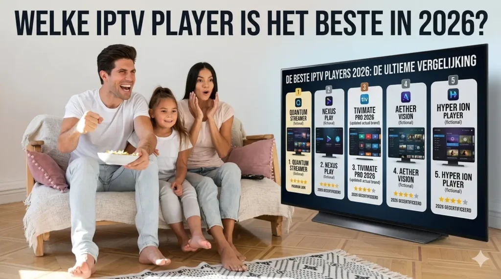 Welke IPTV player is het beste in 2026?