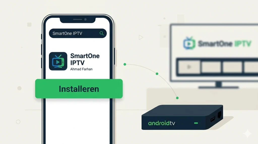 smart one iptv installeren android google play store stap voor stap 2026